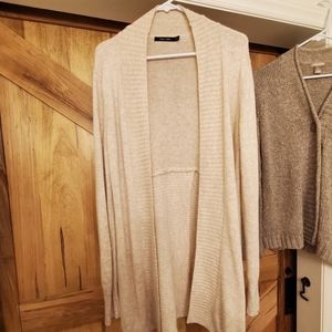 Oatmeal Vented Angora Cardigan